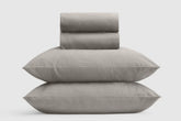 Linen-Cotton Sheet Set - Dove Grey / Twin