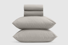Cotton Percale Sheet Set - Cream / Twin